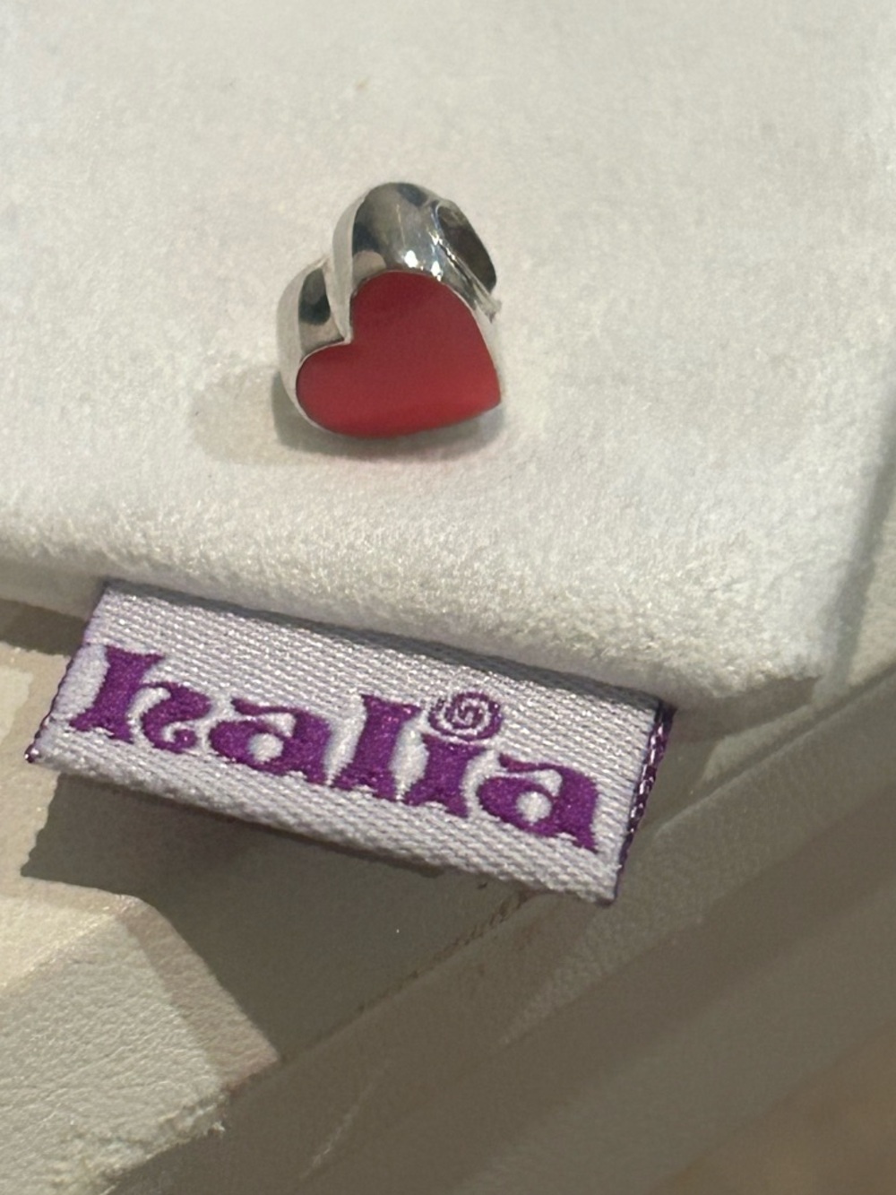 Pandora-Style "Valentine's Candy" Bead Charm - Sterling Silver